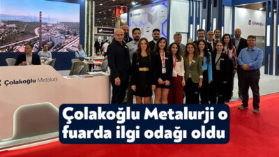 Çolakoğlu Metalurji, 19-21 Eylül 2024 tarihleri arasında İstanbul Fuar Merkezi’nde