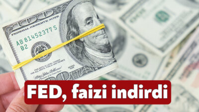 ABD Merkez Bankası (FED), faizi 50 baz puan indirdi.