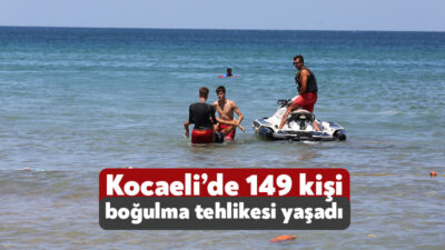 Kocaeli Büyükşehir Belediyesi’ne bağlı KOSKEM ekipleri geçtiğimiz hafta sahillerde 149