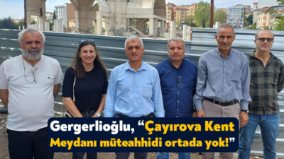 DEM Parti Kocaeli Milletvekili Ömer Faruk Gergerlioğlu Çayırova Kent Meydanı’nı