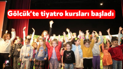 Gölcük Belediyesi, ilçede yeni sanatçılar yetiştirmek için açtığı tiyatro kursunda