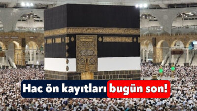 Diyanet İşleri Başkanlığı’nın 27 Eylül tarihine kadar uzattığı hac ön