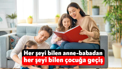 Kocaeli Üniversitesi’nde yapılan çalışmada artık ebeveynlerin de çocuklarından bir şeyler