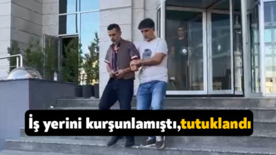 Kocaeli'nin Darıca ilçesinde bir iş yerini otomatik av tüfeği ile