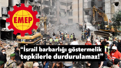 EMEP Genel Başkanı Seyit Aslan sözde kınamalarla durumu idare etmeye