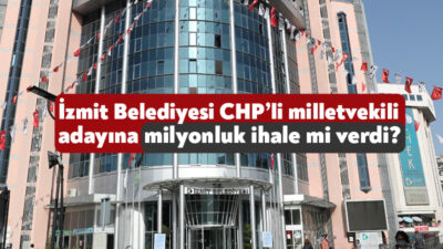 İzmit Belediyesi’nin de aralarında bulunduğu bazı ilçe belediyeleri hakkında dikkat