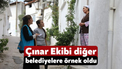 İzmit Belediyesi Çınar Ekibi hayata geçirdiği çalışmalarla Muğla Menteşe Belediyesine