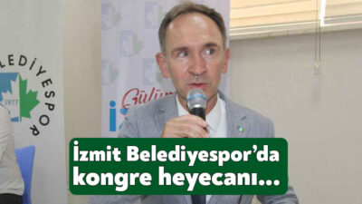 İzmit Belediyespor’un 21. Olağan Genel Kurulu bugün belediyenin meclis salonunda