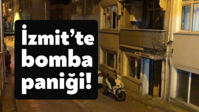İzmit Veli Ahmet Mahallesi Hacı Kasım Sokak'ta şüpheli valiz emniyeti