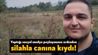 Kocaeli’de 32 yaşındaki genç, yaptığı sosyal medya paylaşımının ardından canına