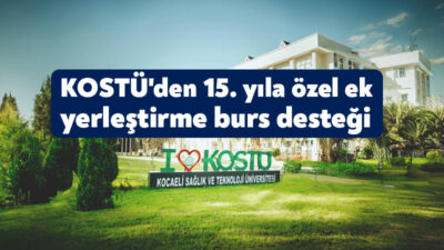 Kocaeli Sağlık ve Teknoloji Üniversitesi, 2024-2025 öğretim yılı YKS ek
