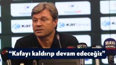 Trendyol 1. Lig’de Kocaelispor’un Manisa FK’ya 2-1 mağlup olduğu, 3