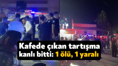 Kocaeli’nin İzmit ilçesinde kafede çıkan silahlı kavgada 1 kişi hayatını