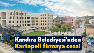 Kandıra Belediyesi Kocaeli’de faaliyetlerini sürdüren Bign Reklam ve Taşımacılık Şirketi’ne