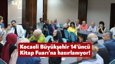 14.Kocaeli Kitap Fuarı öncesinde kentin tüm dinamikleri yapılan 3 ayrı