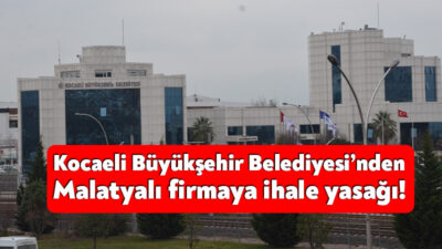 Kocaeli Büyükşehir Belediyesi bugün yayınlanan Resmi Gazete’de Malatyalı firma Aquasan