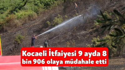 Türkiye'nin en başarılı itfaiye teşkilatları arasında yer alan Kocaeli Büyükşehir