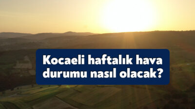 Meteoroloji, 26 Eylül hava durumu raporunu yayımladı. Rapora göre, Ordu,
