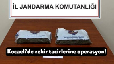 Kocaeli'de jandarma tarafından düzenlenen uyuşturucu operasyonlarında 6 kişi tutuklandı, 2