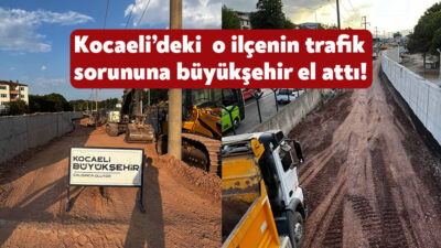 Başiskele D-130 Karayolu Seymen durağı mevkiinde yapımına başlanan durak cebi