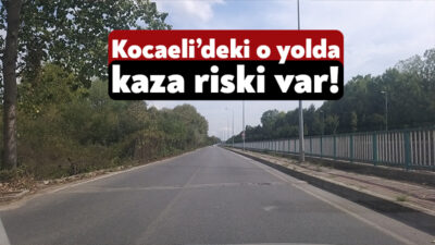 Kartepe’de bulunan Brisa Fabrikası ile stadyum yolu arasındaki bölümde şerit