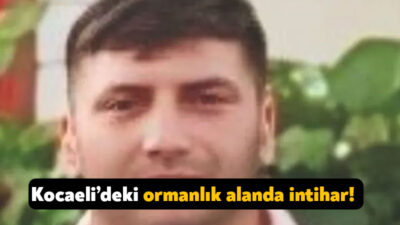 Gölcük’ün Yazlık Mahallesi’nde bulunan ormanlık alanda bir kişi ağaca asılı