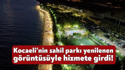 Kocaeli Büyükşehir Belediye Başkanı Tahir Büyükakın Tavşancıl Sahil Parkı’nda vatandaşlalar