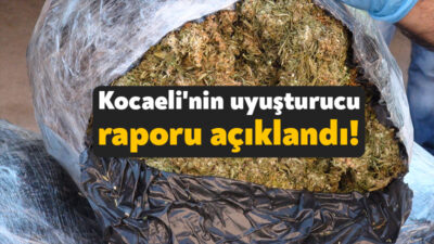 Kocaeli Valiliği, Kocaeli’deki bir aylık uyuşturucu raporunu yayınladı. Kocaeli’de ağustos