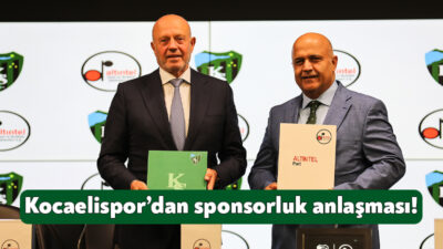 Kocaelispor Altınel Liman ve Terminal İşletmeleri Şirketiyle sponsorluk anlaşması imzaladı.