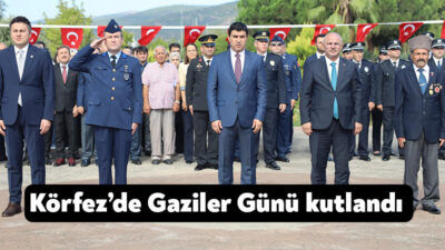Gaziler Günü dolayısıyla Körfez Kaymakamlığı’nda çelenk bırakma töreni gerçekleştirildi. Çelenk