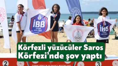 Körfez Gençlerbirliği Spor Kulübü sporcuları Türkiye 3. Açık Su Yarışlarında