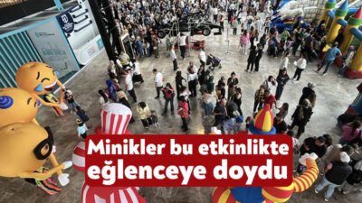 Kocaeli'de gerçekleştirilen "Okuluma İlk Adım" şenliği, aileler ve çocuklarla doldu