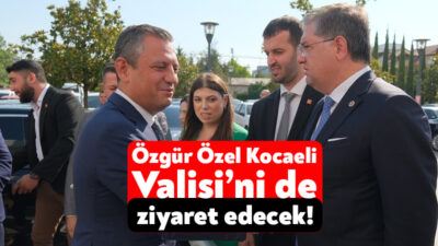 Cumhuriyet Halk Partisi Genel Başkanı Özgür Özel bugün saat 16.00’da
