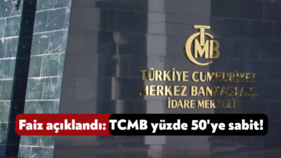 Türkiye Cumhuriyet Merkez Bankası politika faizini açıkladı. TCMB, politika faizini
