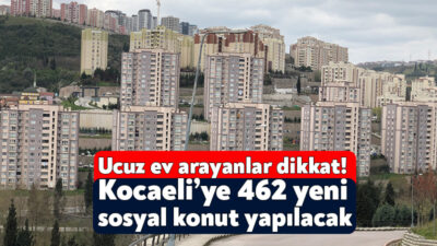 Toplu Konut İdaresi Gebze’de 462 konut yapımı için 21 Ekim’de