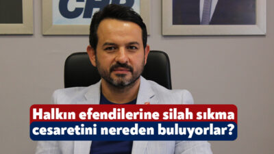 CHP İzmit İlçe Başkanı Gökhan Ercan, “Taş ocağı işi yapan