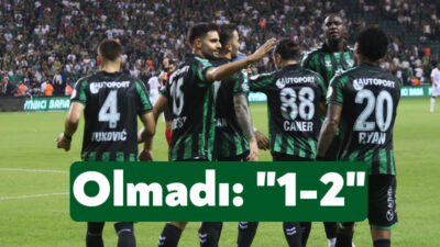 Trendyol 1. Lig’in beşinci hafta mücadelesinde Kocaelispor evinde Manisa FK’yı