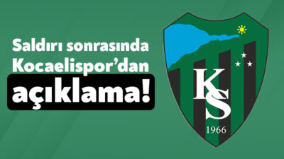 Kocaelispor’un Çorum FK maçı öncesinde takım otobüsüne saldırı yaşandı. Olayla