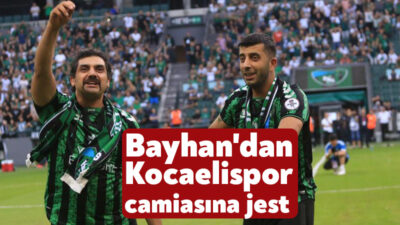 Tredyol 1.Lig ekiplerinden Kocaelispor'un taraftarlarının haftalardır maçlarda söylediği 'Tiryakinim' isimli