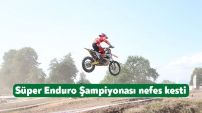 Kocaeli'de düzenlenen Türkiye Süper Enduro Şampiyonası kıyasıya rekabete sahne oldu.