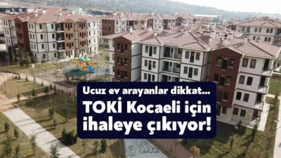 TOKİ’nin Gebze Güzeller Mahallesi’nde inşa edeceği 462 konut için ÇED