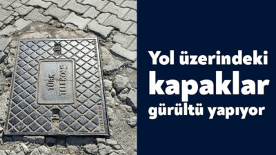 Gölcük’te bulunan ve Türk Telekom’a ait olan çelik kapaklardan Gölcük’te