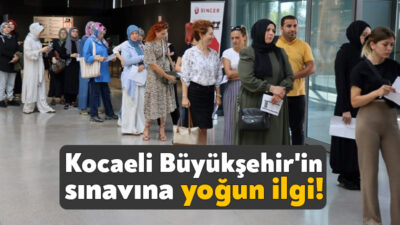 Kocaeli Büyükşehir Belediyesi’nin 2024-2025 konservatuvar sınavı yapıldı. Büyükşehir Belediyesi’nin konservatuvar