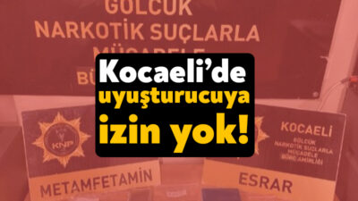 Kocaeli Valiliği Kocaeli’de geride kalan haftanın uyuşturucu raporunu açıkladı. Kocaeli