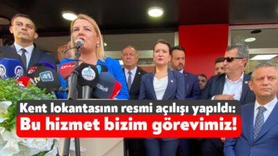 İzmit Belediyesi’nin ikinci kent lokantası Mehmet Ali Paşa’da açıldı. CHP
