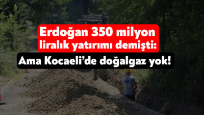 Cumhurbaşkanı Recep Tayyip Erdoğan’ın 350 milyon lira yatırım yaptık dediği