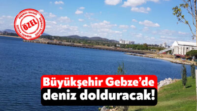 Kocaeli Büyükşehir Belediyesi, Gebze’de dolgu alanı yapmak için ÇED süreci