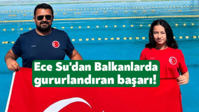 Körfezli genç yüzücü Ece Balkan Şampiyonasından başarıyla döndü.