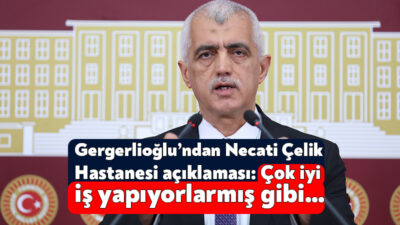 DEM Parti Kocaeli Milletvekili Ömer Faruk Gergerlioğlu, partili Cumhurbaşkanı Erdoğan’ın