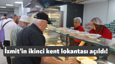 İzmit Belediyesi tarafından ilki Halkevi’nde açılan Kent Lokantalarının ikincisi Paşa